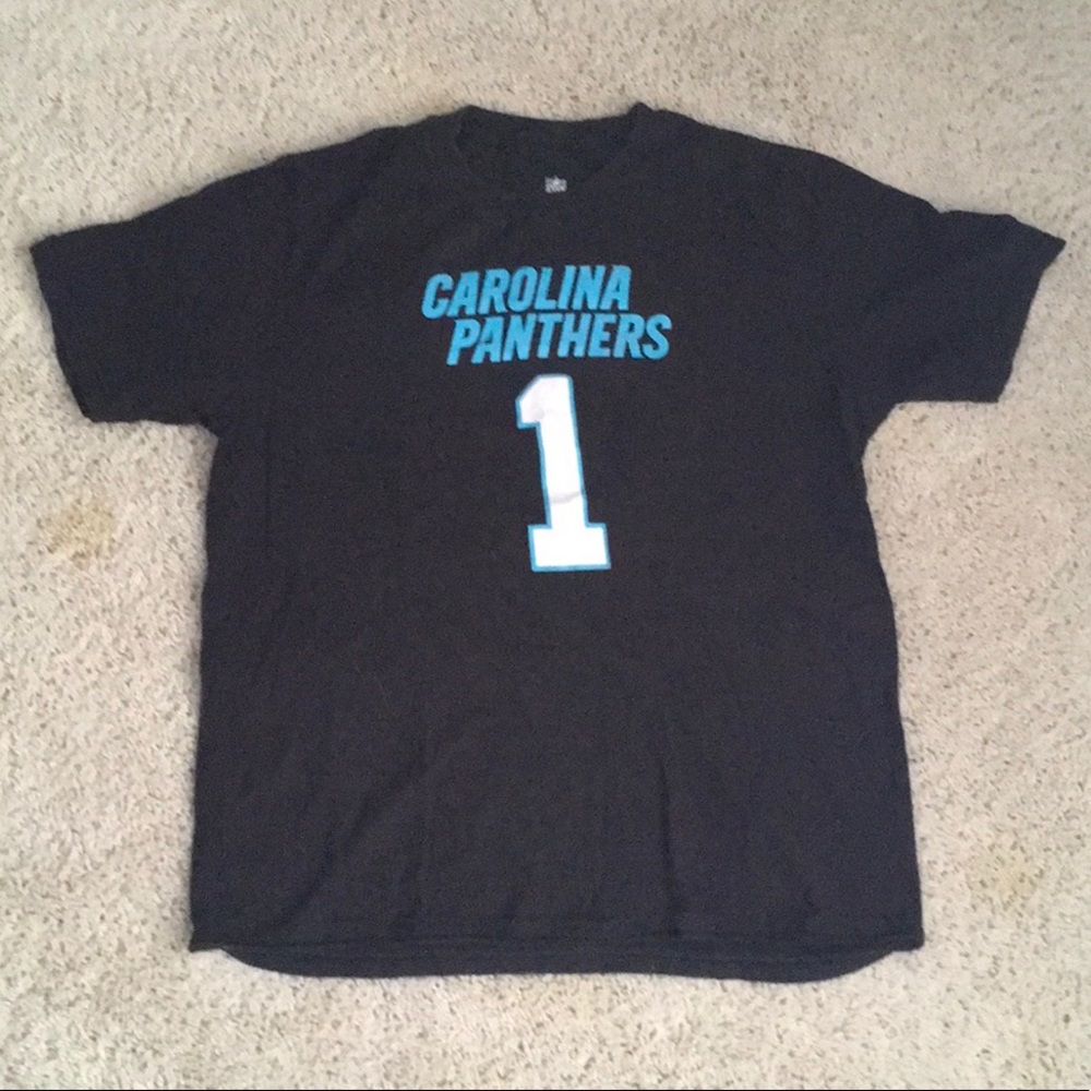 Can Newton Carolina Panthers T-shirt jersey
